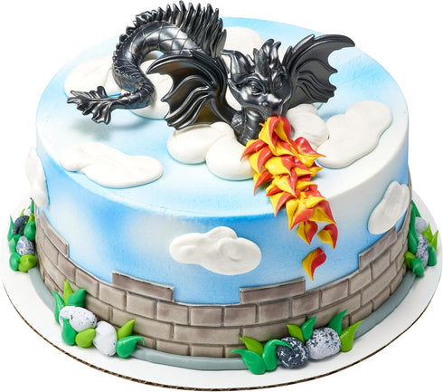 Decopac Dragon Creations Cake Topper - Cake Decorations, Gray