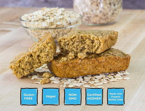 (12 Bobo's Original Oat Bars, Simple Ingredients, Whole Grain Oats, Plant Based, Gluten Free Breakfast Bars, Non-GMO