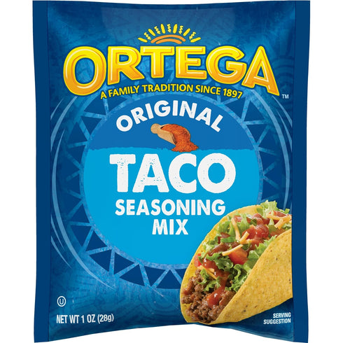 Taco Seasoning Mix, Ortega, 1 Ounce (Pack of 12)