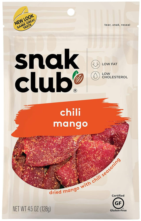 Snak Club Chili Mangos, 4.5 Ounce 6 Count (Pack of 1)