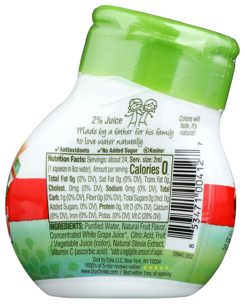 1.62 Stur Fruit Punch Water Flavor ounce (Single)