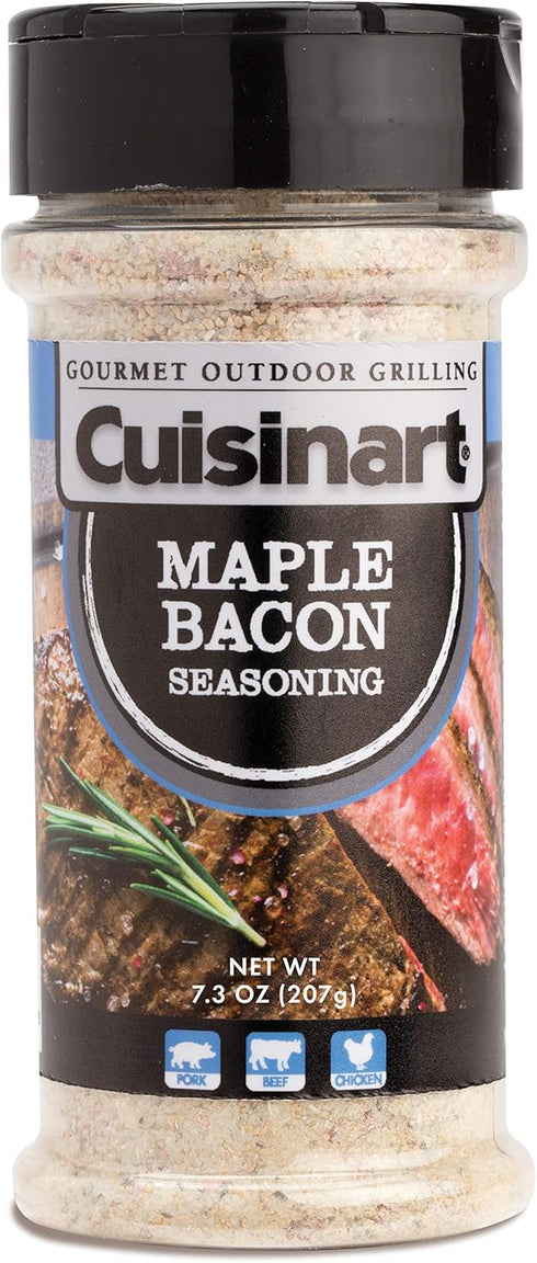 Cuisinart CGSS-335 Barbecue Seasoning Variety Pack - Bourbon Molasses, Maple Bacon, Roasted Chipotle Garlic