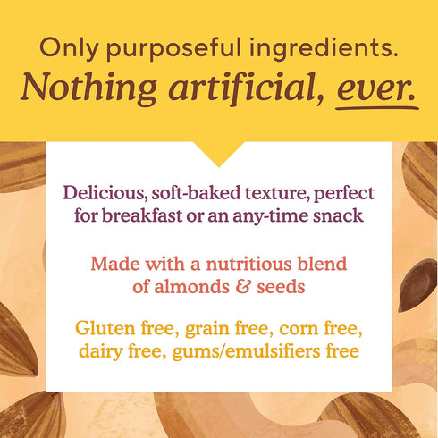 6oz, 3 Count Simple Mills Almond Flour Snack Bars (Dark Chocolate Almond), Organic Coconut Oil, Chia Seeds, Sunflower