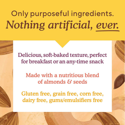 6 (Pack 6) Simple Mills Almond Flour Snack Bars, Dark Chocolate Almond - Gluten Free, Made with Organic Coconut Oil