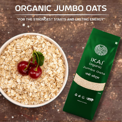 500g IKAI Organic Natural Jumbo Oats