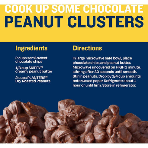 16oz (1 PLANTERS Salted Peanuts, Dry Roasted Peanuts, Party Snacks, Plant Based Protein, Snacks For Adults, Jar)
