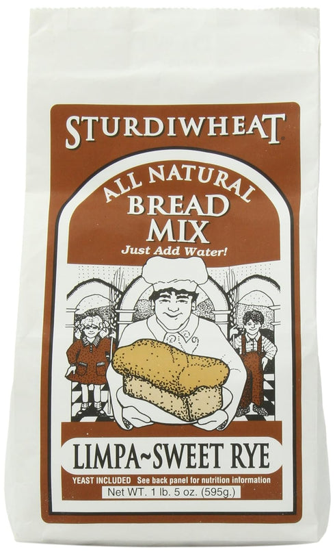 Sturdiwheat Bread Limpa Sweet Rye, 1.31 Pound (Pack of 4)