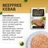 4-Pack ~1 Creative Pea Beeffree Kebab Mix | Makes kg | Shelf-Stable Vegan Protein | Just Add Water & Oil | Easy Kebab