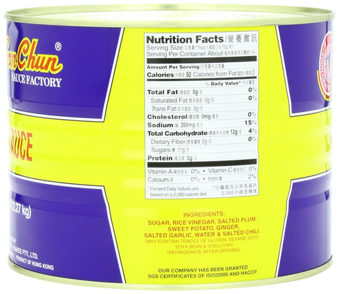 Koon Chun 5 Sauce, Plum, Pound