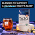 96 (16ct Pack 6) TAZO Organic DREAM Herbal Tea Bags, Caffeine-Free Bedtime Tea, Relaxing Chamomile and Lavender Blend