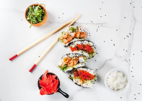 1 Food to Live Organic Short Grain White Sushi Rice, Pound Non-GMO Japanese Style Perfectly Sticky Rice, Vegan, Bulk.