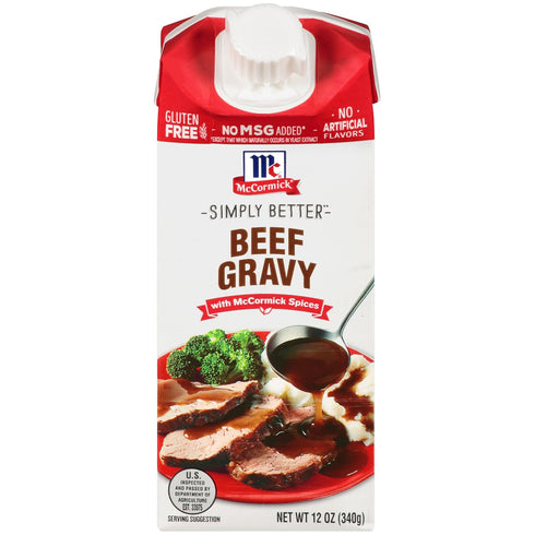 McCormick Beef Wet Gravy, 12 OZ (Pack of 8)