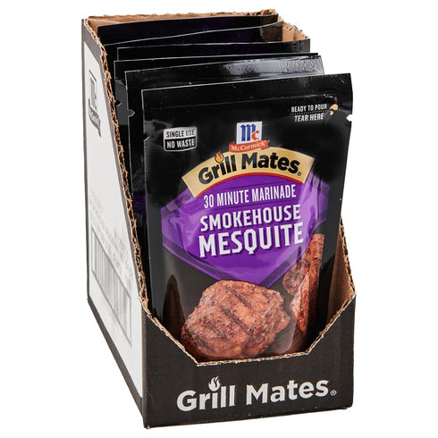 McCormick Grill Mates Smokehouse Mesquite Marinade, 5 oz (Pack of 6)