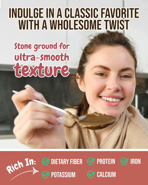 8 oz, Pack 2 Dastony Cinna-Date Sprouted Almond Butter - Raw Almond Butter
