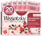 Wissotzky Cranberry Herbal Tea, 20 Teabags | Refreshing Blend | Caffeine Free