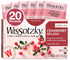 Wissotzky Cranberry Herbal Tea, 20 Teabags | Refreshing Blend | Caffeine Free