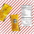 Set Packets 100 Count (5.6g CMC (100 Packets, Gift Yellow Mustard Each) with Spreader in Resealable Slide Seal Bag by