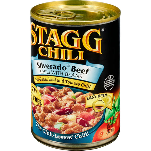 STAGG 15 (Pack 12) Silverado Beef Chili with Beans, Ounce