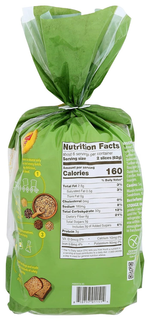 10 6 Count Schar Gluten Free Artisan Baker Grain & Seeds Bread