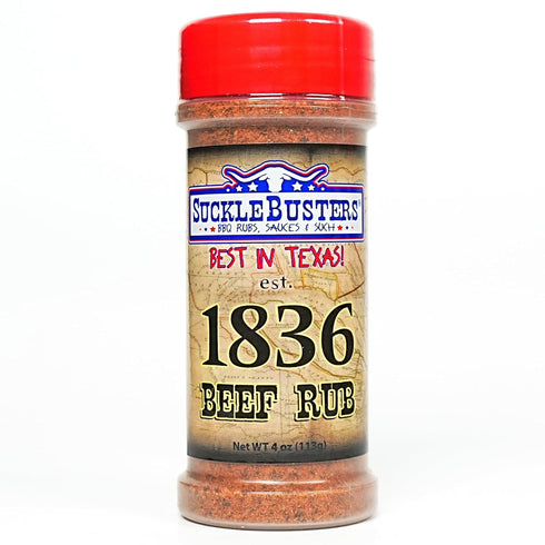 3-Pack 1836 SuckleBusters Texas BBQ Rubs Gift Box - for Beef, Clucker Dust for Chicken, Hog Waller for Pork - Perfect