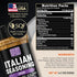 4.7oz Italian Seasoning Blend Onion Powder Mix - Gluten Free & Low Sodium Pizza Seasoning for Bruschetta & Spaghetti.
