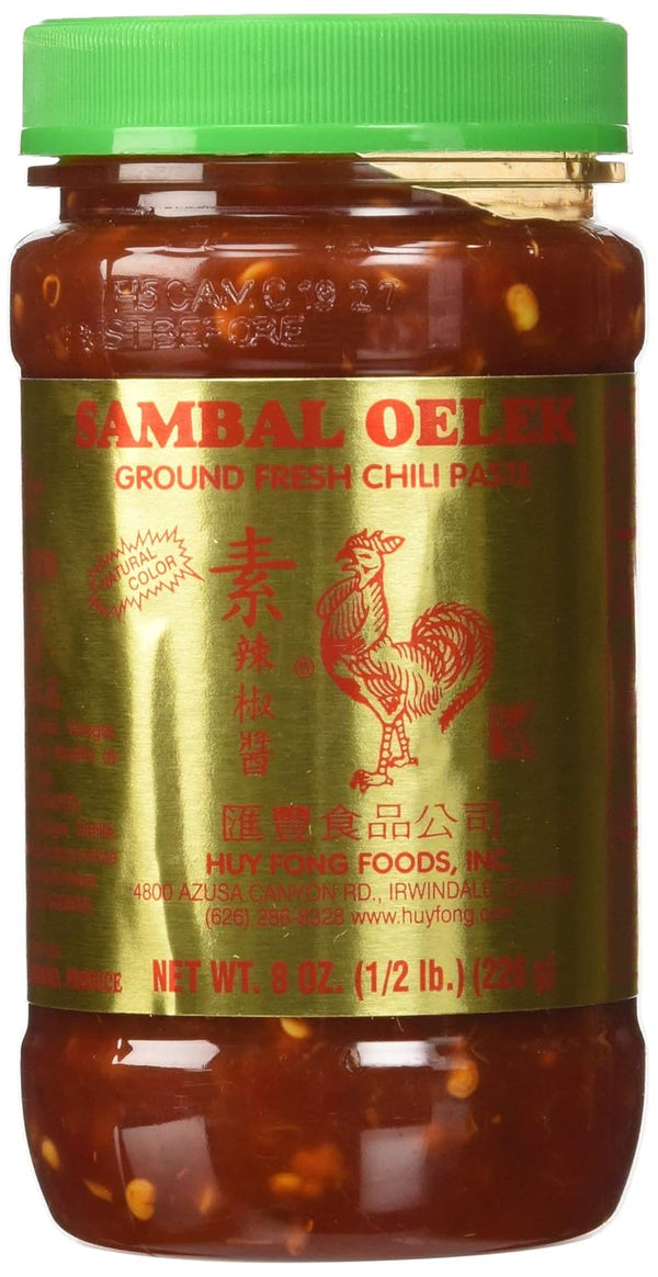 Huy Fong Huey Fong Sambal Oelek Chili Paste 8 Oz