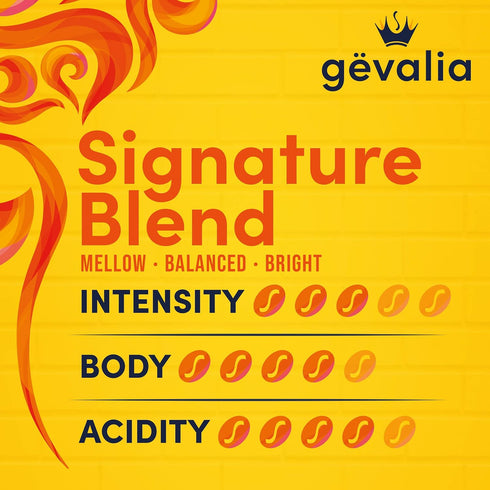 84 Gevalia Signature Blend Mild Light Roast K-Cup Coffee Pods, ct Box
