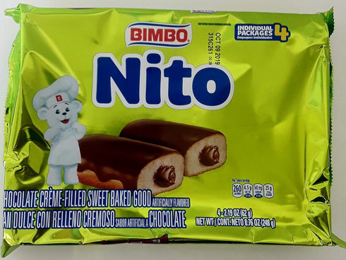 Bimbo Nito cream filled sweet roll 8.75oz
