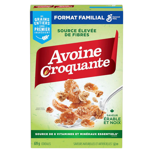 Oatmeal Crisp 619 Maple Cereal Family Size, Grams