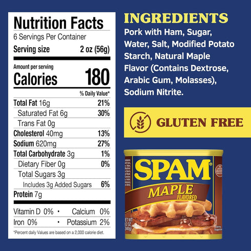 12 oz. SPAM Maple, can