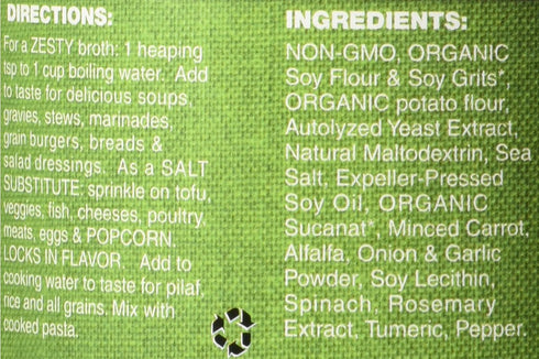 Vogue Cuisine Vegetarian Chicken Soup & Seasoning Base, 12 oz - Low Sodium, Gluten Free