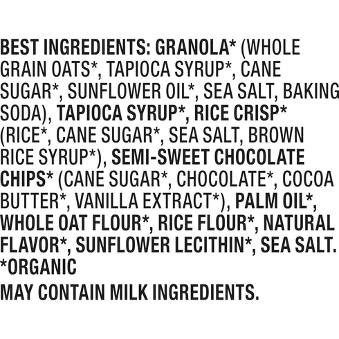 12 Annie's Organic Chewy Granola Bars, Chocolate Chip, ct