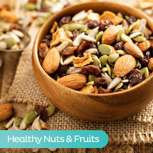 12 Packs (1.5 oz Trail Mix Individual Nut Snacks for On-the-Go | Convenient Nut Snacks for School | Bulk Nuts Variety |