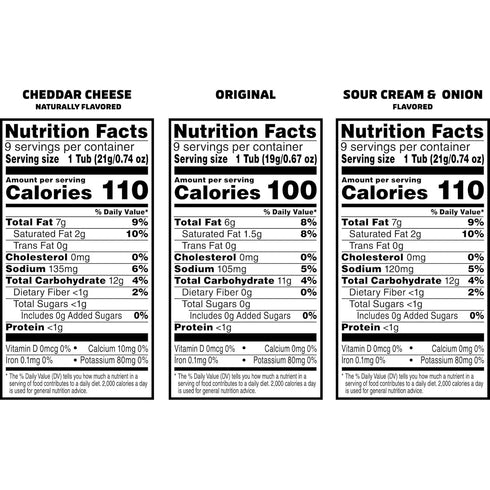 Pack, 19.3oz (27 Pringles Potato Crisps Chips, Lunch Snacks, Snack Cups, Variety Box Cups)