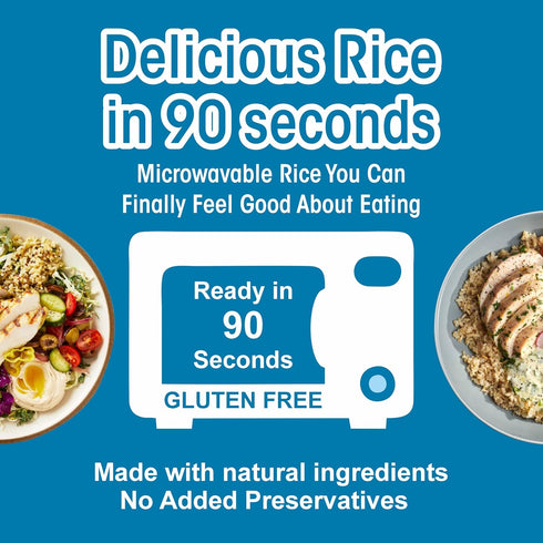 5 1.5 16g 16g 8.8 oz Pack 6 Eat Regal Brown Rice with Ancient Grains, Always Fluffy, No Clump & No Kneading, Microwave