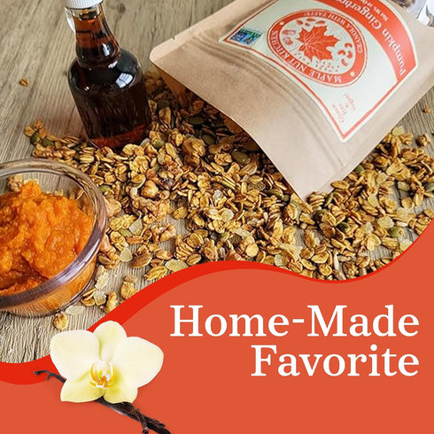 10 oz Maple Nut Kitchen Pumpkin Gingerbread - Delicious Pumpkin, Ginger & Spice artisanal granola mix | Perfect