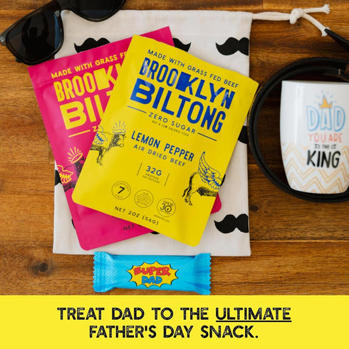Brooklyn Biltong - Air Dried Grass Fed Beef Snack, South African Beef Jerky, Whole30 Approved, Paleo, Keto, Gluten