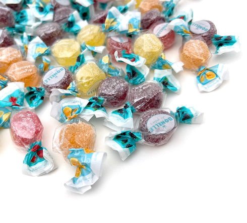 1 Bonelle Sugar Free Fruit Jelly Candy | Pound Bag | Individually Wrapped Sugar Free Candy | Naturally Flavored Dye