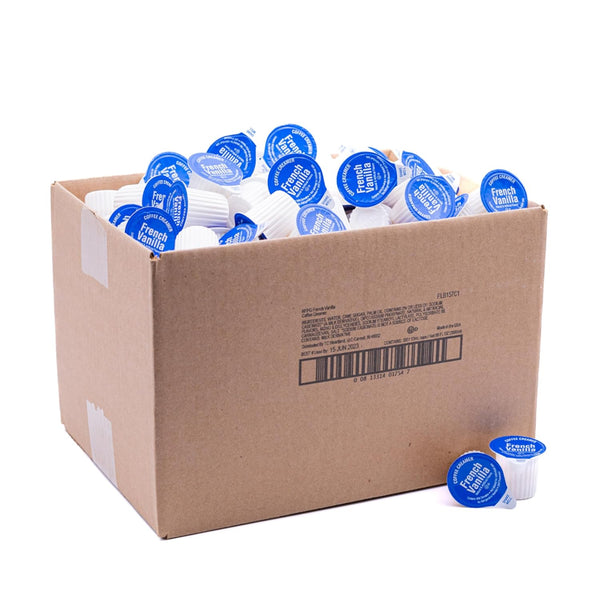 Heartland Non-Dairy Liquid Coffee Creamer, French Vanilla, 200 Single Serve Cups, Shelf Stable