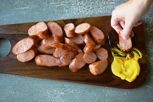 Manda Fine Meats 24oz (2 Pack) Manda Mild Sausage