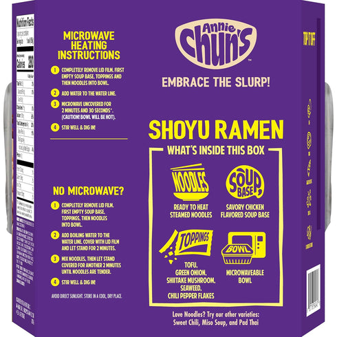 5.49 oz (Pack 6) Annie Chun's Shoyu Ramen Bowl