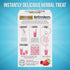5 Count (Pack 6), 30 Packets NEW Twinings Strawberry Raspberry Refreshers, Herbal Tea Instant Beverage, Real Strawberry