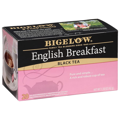 Bigelow Tea English Breakfast Black Tea, Caffeinated Tea, 20 Count Box (Pack
