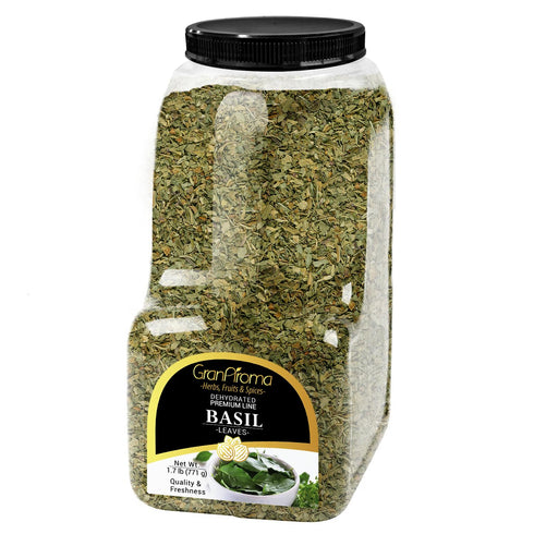 GranAroma Basil Leaves, Sauces & Dressings, Cut & Sifted (1.7 Pound)