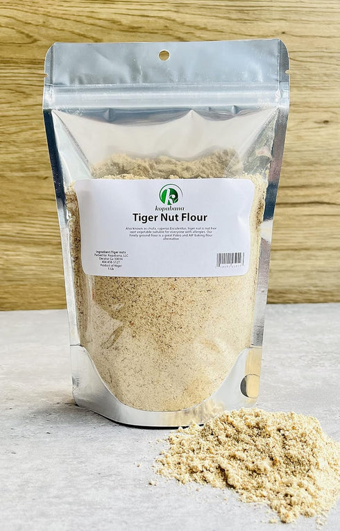 1lb KOPABANA Tiger nuts Flour | chufa Flour | yellow nutsedge Flour | Gluten Free and Grain-Free Flour For Baking