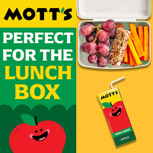 100% 6.75 Oz 32 Count (4 Packs 8), 2 100% Mott's Original Apple Juice, Fl Boxes, Of Servings Of Fruit, Fruit Juice