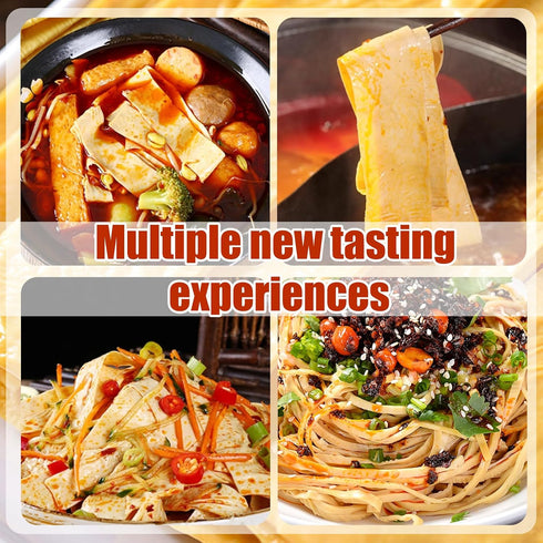 2 Packs 138g/4.86oz Pack (Pack 2) Dried Tofu Skin Handmade Bean Curd Sheets, Chinese Youdoupi, Soy Products, Vegetarian