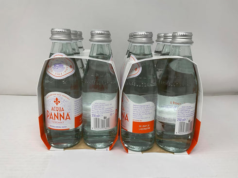 8.8oz (Pack 12, 105.6 Oz) Acqua Panna Toscana Spring Water, Glass Bottle of Total