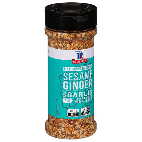McCormick All Purpose Seasoning, Sesame Ginger with Garlic and Himalayan Pink Salt, 5.01 oz
