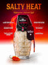 The General's Hot Sauce A Salt Weapon, All-natural Habanero Sea Salt in Glass Hand Grenade Bottle